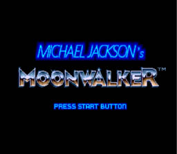 U.S. version of Michael Jackson's Moonwalker for Genesis