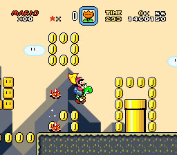 Golden Coins galore! God, I'd be so rich if I had as many coins as Mario!